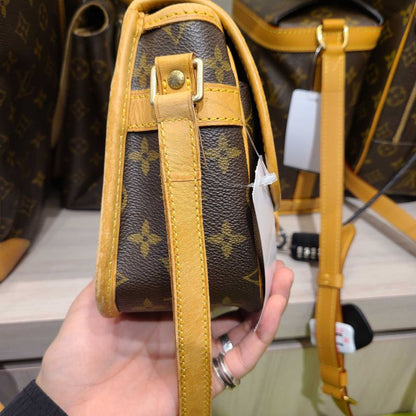 Louis Vuitton Monogram Sologne Shoulder Bag Brown PVC X Leather M42250 Sl0063