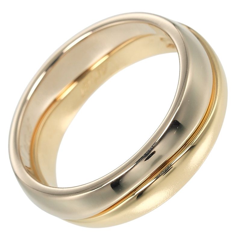 Cartier Love Me 18K Yellow Gold X 18K White Gold 7.5 Ladies 5.2g Ring