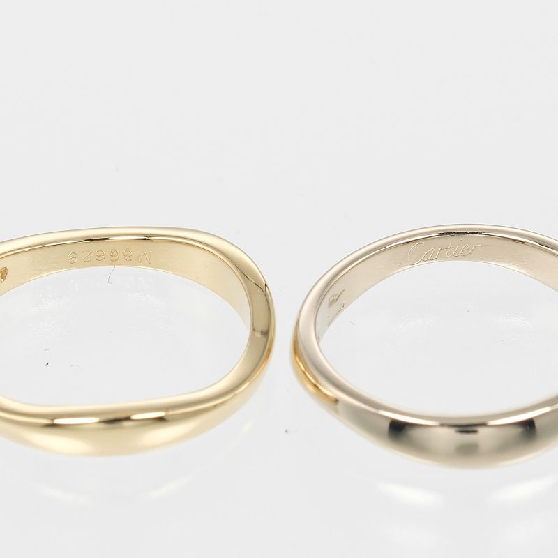 Cartier Love Me 18K Yellow Gold X 18K White Gold 7.5 Ladies 5.2g Ring