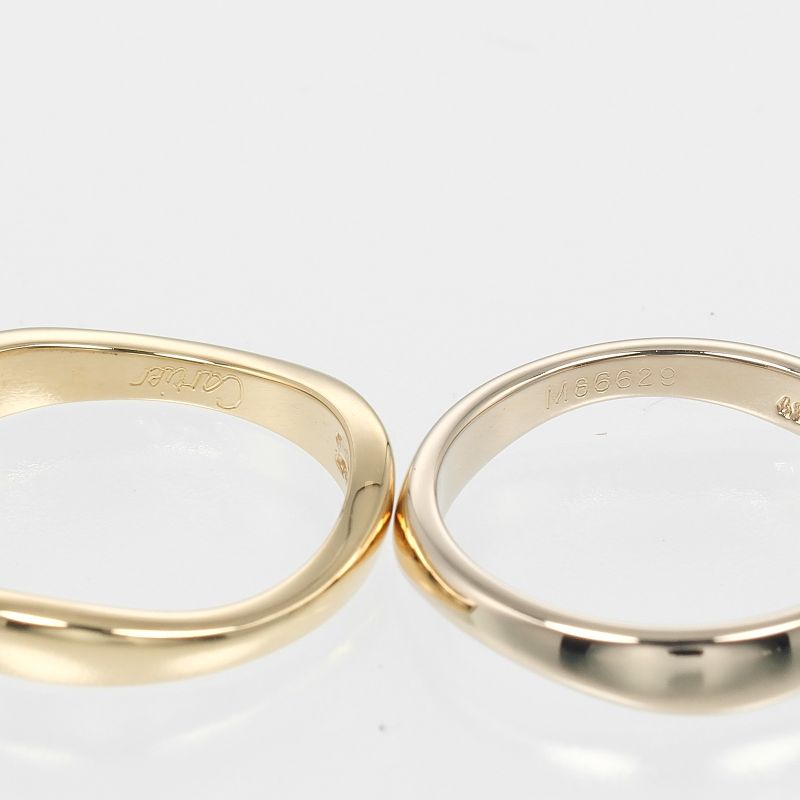 Cartier Love Me 18K Yellow Gold X 18K White Gold 7.5 Ladies 5.2g Ring