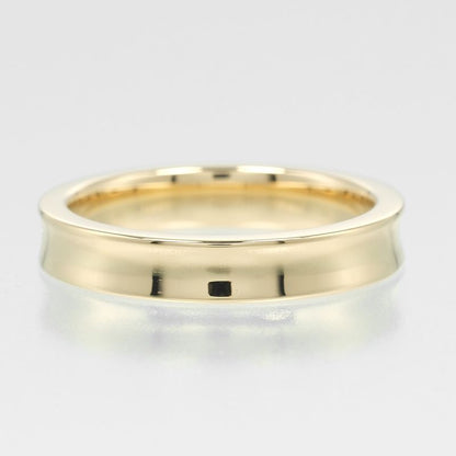 Tiffany & Co 1837 18K Yellow Gold And 2P Diamonds #15 Ladies 6.35g Ring