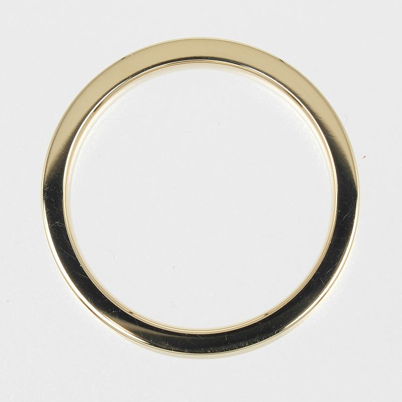 Tiffany & Co 1837 18K Yellow Gold And 2P Diamonds #15 Ladies 6.35g Ring