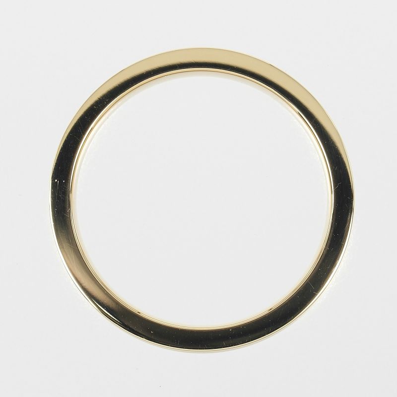 Tiffany & Co 1837 18K Yellow Gold And 2P Diamonds #15 Ladies 6.1g Ring