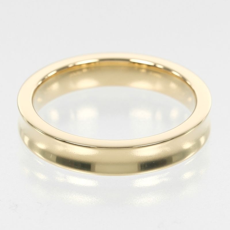 Tiffany & Co 1837 18K Yellow Gold And 2P Diamonds #15 Ladies 6.1g Ring