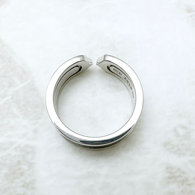Cartier C2 Diamond White Gold  Ring 52