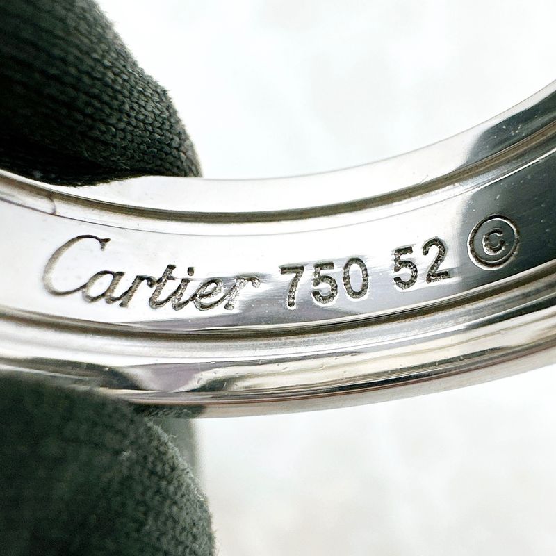 Cartier C2 Diamond White Gold  Ring 52