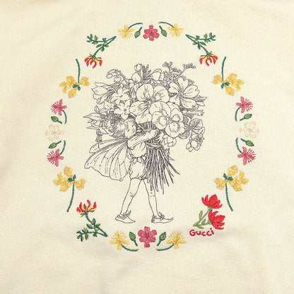Gucci Baby Cotton Hoodie 24 Cream Flower Fairy
