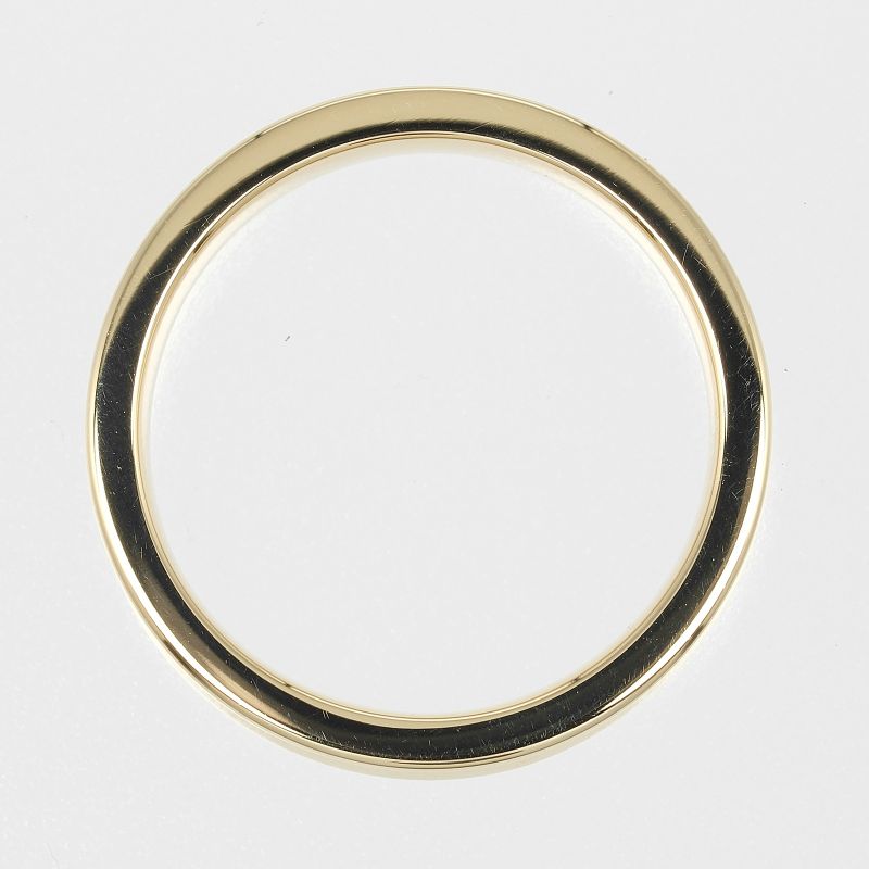 Tiffany & Co 1837 18K Yellow Gold And 2P Diamonds #15 Ladies 6.6g Ring