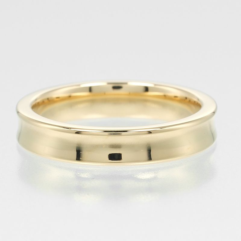 Tiffany & Co 1837 18K Yellow Gold And 2P Diamonds #15 Ladies 6.6g Ring