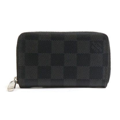 Louis Vuitton Coin Case Damier Graphite Zippy Coin Purse N63076