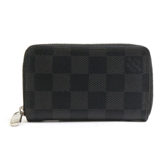 Louis Vuitton Coin Case Damier Graphite Zippy Coin Purse N63076