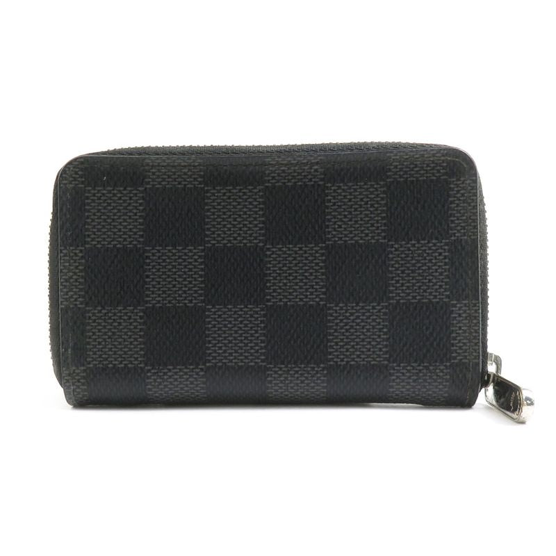 Louis Vuitton Coin Case Damier Graphite Zippy Coin Purse N63076