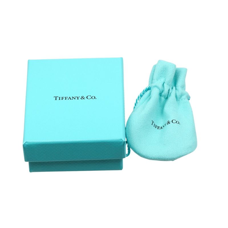 Tiffany & Co Curved Band 18K Pink Gold And 9P Diamonds #5 Ladies 2.2g Ring