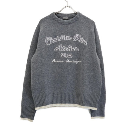 DIOR Beautiful 213m640at298 Atelier Logo Crew Neck Sweater XL