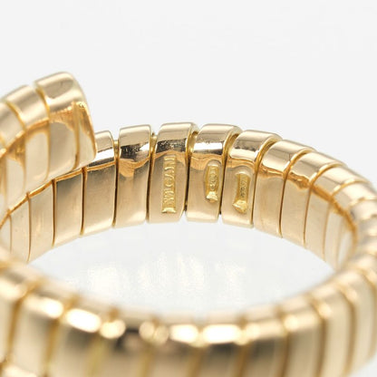 Bvlgari Bulgari Tubogas 18K Yellow Gold Size 20 Men's 13.3g Ring