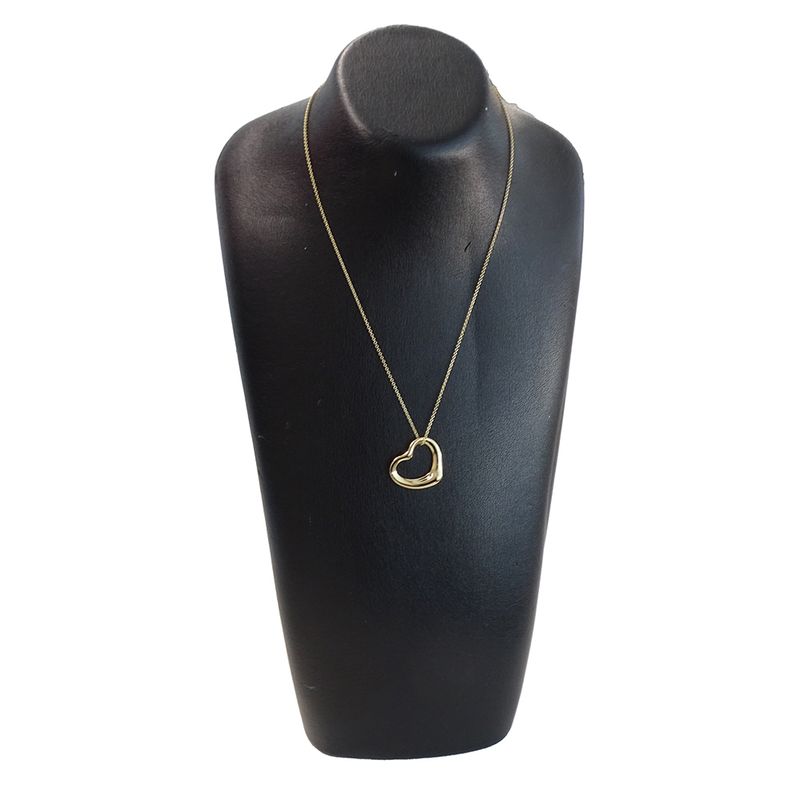 Vtiffany & Co Tiffany & Co Necklace Ladies Brand 750yg Elsa Peretti Open Heart