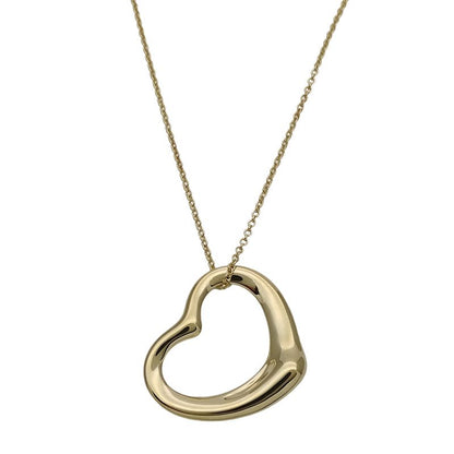 Vtiffany & Co Tiffany & Co Necklace Ladies Brand 750yg Elsa Peretti Open Heart