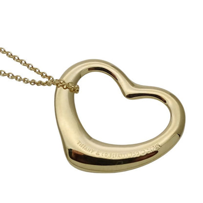 Vtiffany & Co Tiffany & Co Necklace Ladies Brand 750yg Elsa Peretti Open Heart