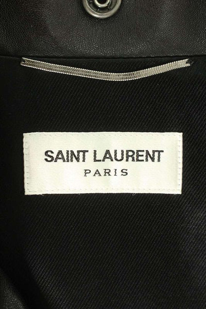 Saint Laurent Paris L01 484284 Yc2qo Classic Motorcycle Rider Scuff The Jacket
