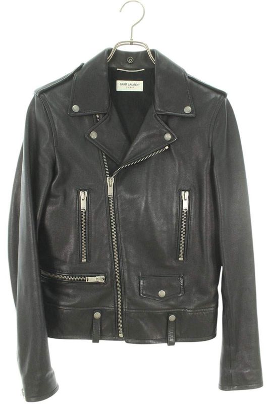 Saint Laurent Paris L01 484284 Yc2qo Classic Motorcycle Rider Scuff The Jacket