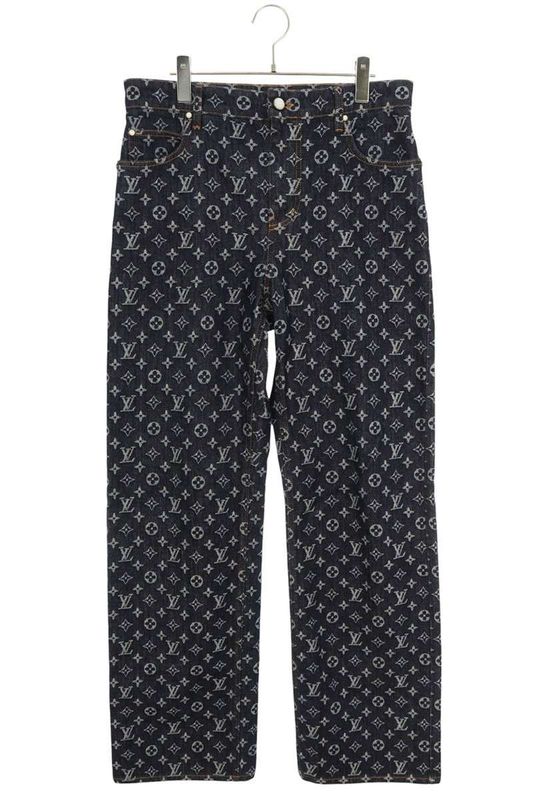 Louis Vuitton 24AW Rm242m UZD Hrd79w Monogram Skate Denim Pants Men's 29