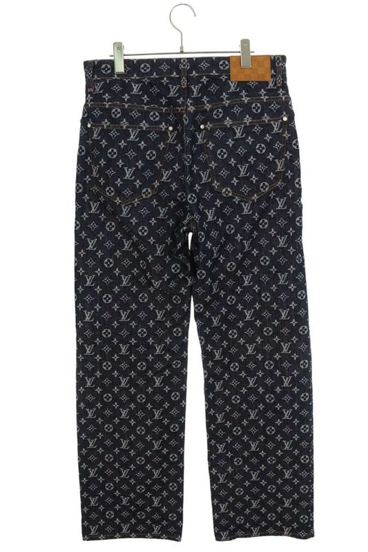 Louis Vuitton 24AW Rm242m UZD Hrd79w Monogram Skate Denim Pants Men's 29