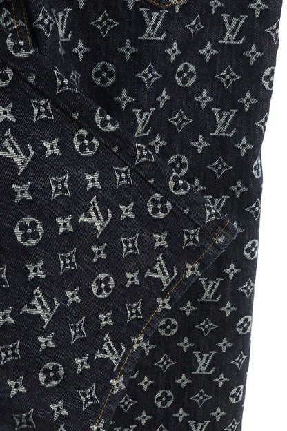 Louis Vuitton 24AW Rm242m UZD Hrd79w Monogram Skate Denim Pants Men's 29