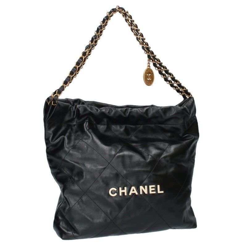 Chanel 22 Small Chain Leather Shoulder Bag Women