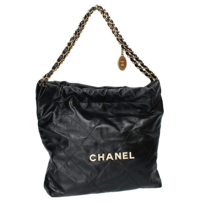 Chanel 22 Small Chain Leather Shoulder Bag Women
