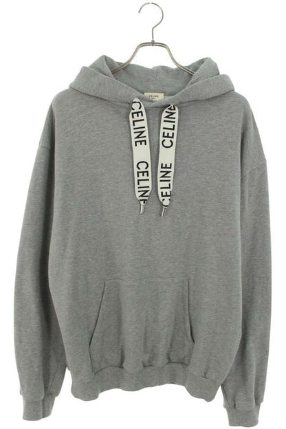 Celine 2y468670q Logo Drawcord Pullover Hoodie Men's L
