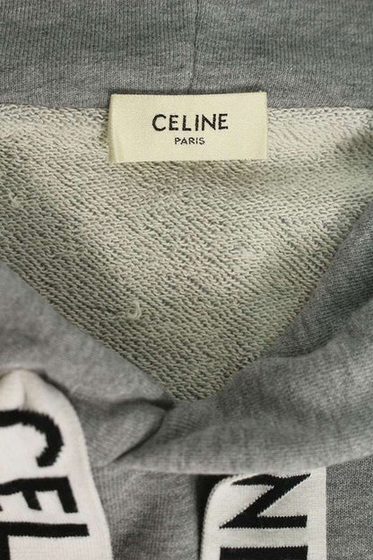 Celine 2y468670q Logo Drawcord Pullover Hoodie Men's L