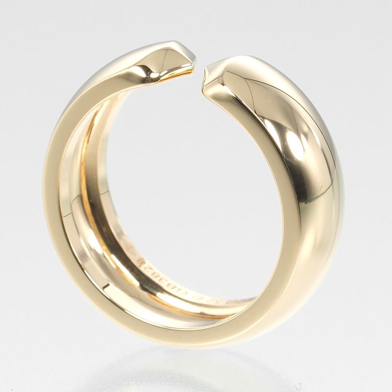 Cartier 2C Absolucé 18K Yellow Gold Size 12 Ladies' 8.7g Ring