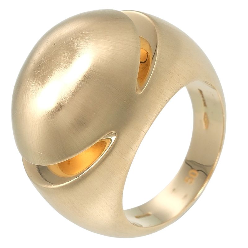 Bvlgari Bulgari Cabochon 18K Yellow Gold #10 Ladies 10.7g Ring