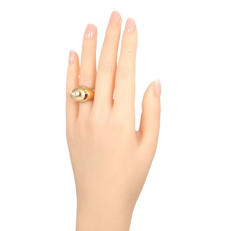 Bvlgari Bulgari Cabochon 18K Yellow Gold #10 Ladies 10.7g Ring