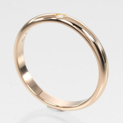 Cartier 1895 Wedding 2.6mm (0.10in) Model 18K Pink Gold And 1P Diamonds 9.5