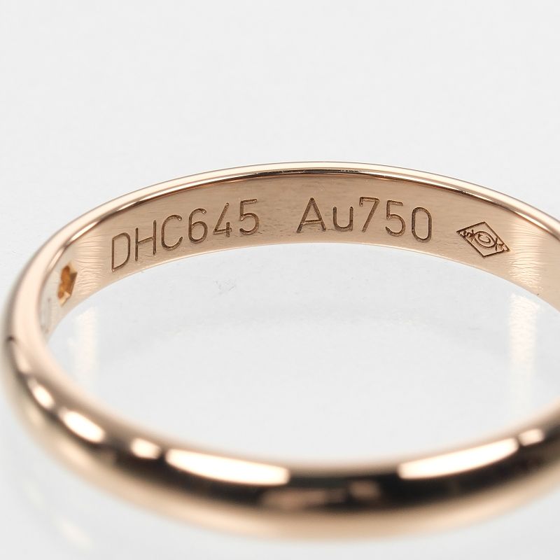 Cartier 1895 Wedding 2.6mm (0.10in) Model 18K Pink Gold And 1P Diamonds 9.5