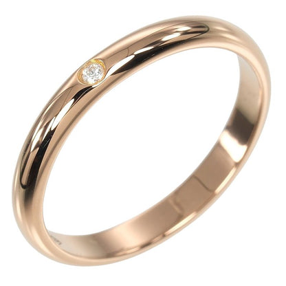Cartier 1895 Wedding 2.6mm (0.10in) Model 18K Pink Gold And 1P Diamonds 9.5