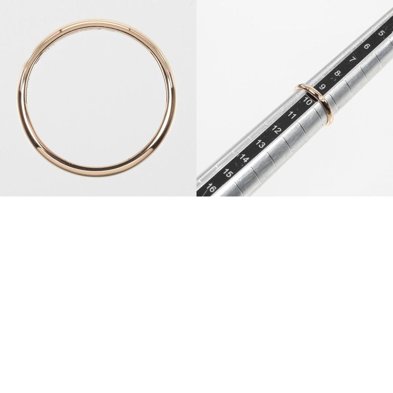 Cartier 1895 Wedding 2.6mm (0.10in) Model 18K Pink Gold And 1P Diamonds 9.5