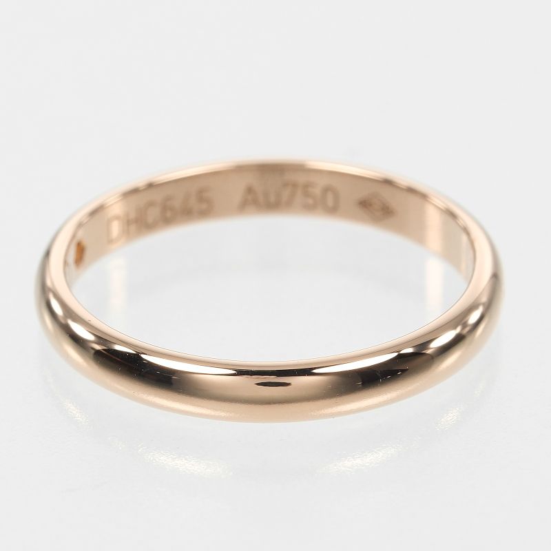 Cartier 1895 Wedding 2.6mm (0.10in) Model 18K Pink Gold And 1P Diamonds 9.5