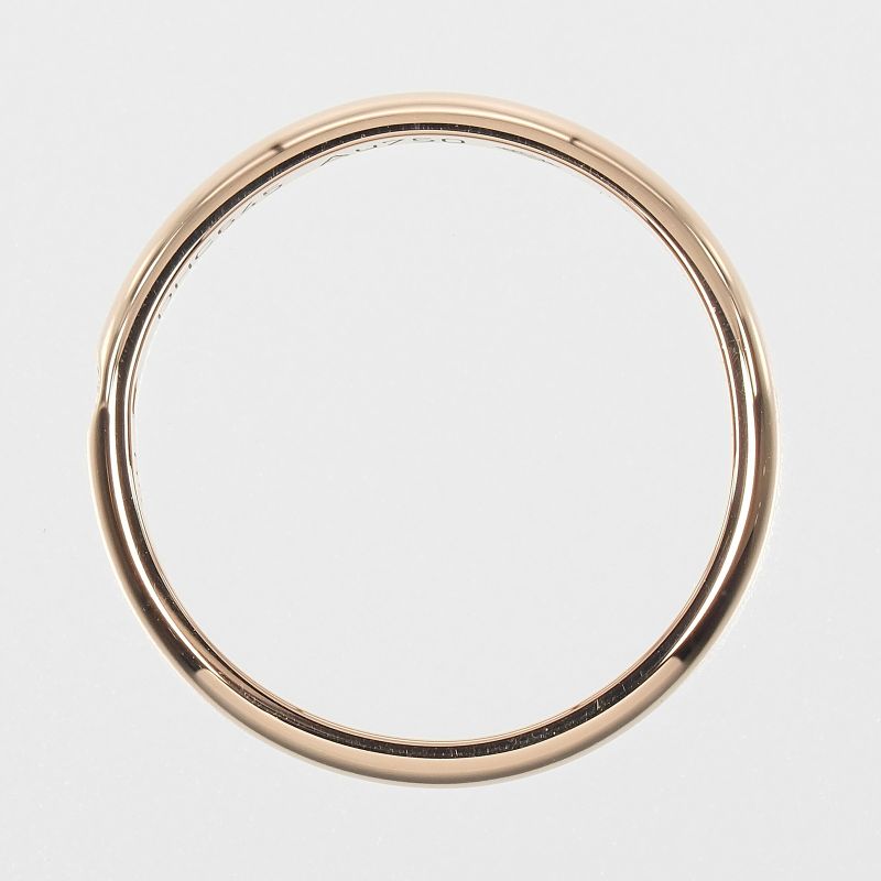 Cartier 1895 Wedding 2.6mm (0.10in) Model 18K Pink Gold And 1P Diamonds 9.5