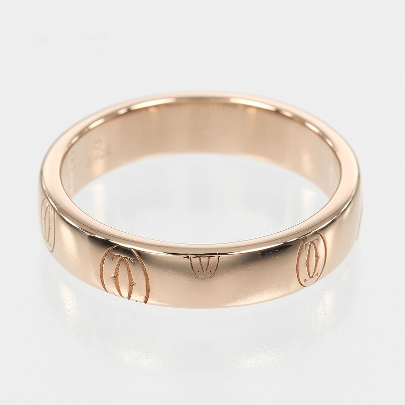 Cartier Happy Birthday 18K Pink Gold #8 Ladies 3.9g Ring