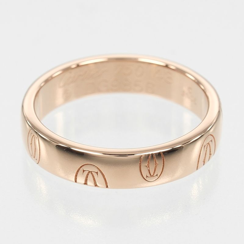 Cartier Happy Birthday 18K Pink Gold #8 Ladies 3.9g Ring