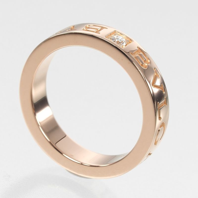 Bvlgari Bulgari Bee Zero One Essential 18K Pink Gold And Diamonds Size 10.5