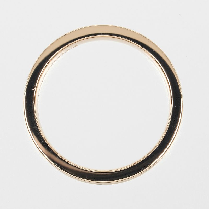 Tiffany & Co 1837 18K Pink Gold And 2P Diamonds #15 Ladies 6.2g Ring