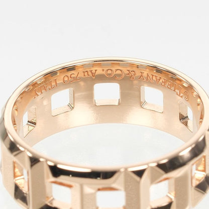 Tiffany & Co T True 8mm (0.31in) Band 18K Pink Gold Size 19 Ladies 9g Ring