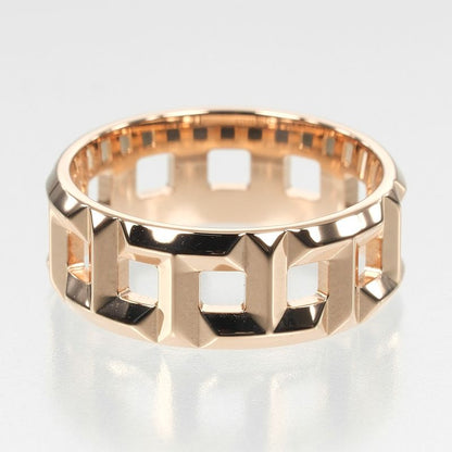 Tiffany & Co T True 8mm (0.31in) Band 18K Pink Gold Size 19 Ladies 9g Ring