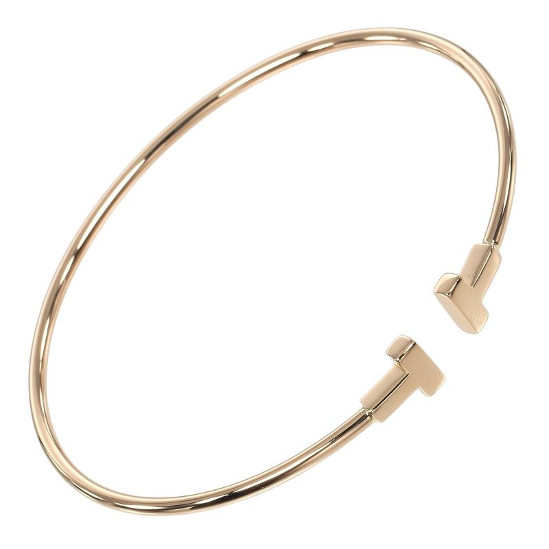 Tiffany & Co T-wire Narrow Wrist Circumference Approx 15.8cm (6.22in) 18K Pink
