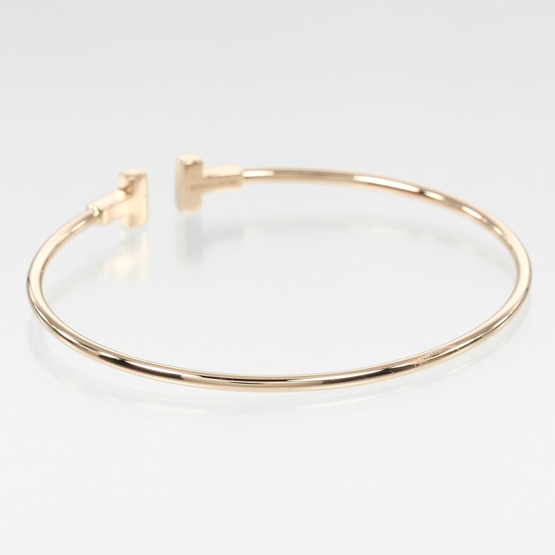 Tiffany & Co T-wire Narrow Wrist Circumference Approx 15.8cm (6.22in) 18K Pink