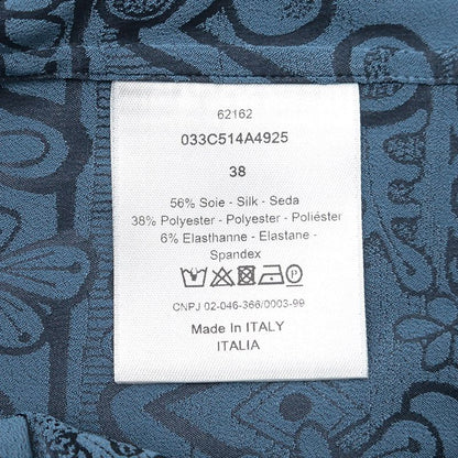 Dior Stussy Allover Short Sleeve Shirt 033c514a4925 38 Blue