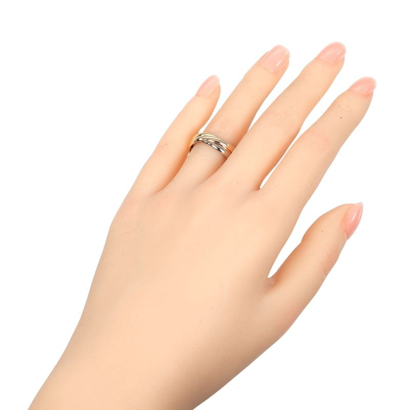 Cartier Trinity 18K Gold (yg×pg×wg) 13.5 Ladies 5.45g Ring
